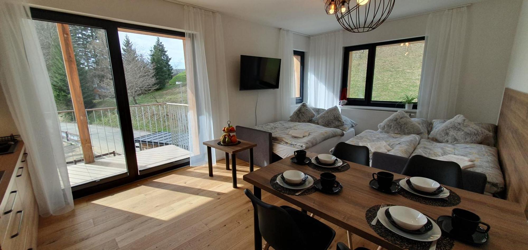 Ski&Bike Apartment Janske Lazne + Parking Eksteriør bilde
